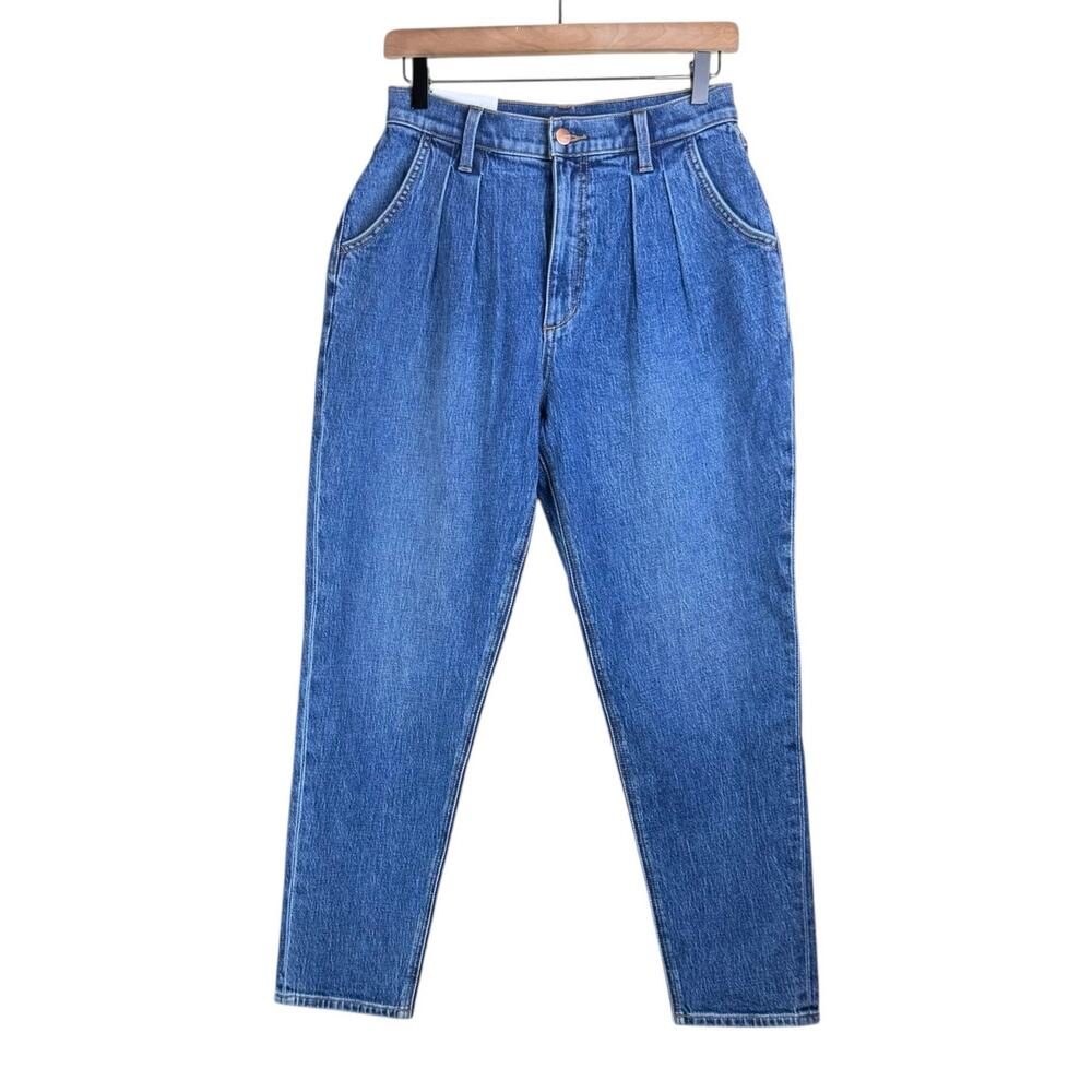 Joe’s Jeans NWT The Peggy Jean Medium Wash Pleated Vintage Straight Jeans